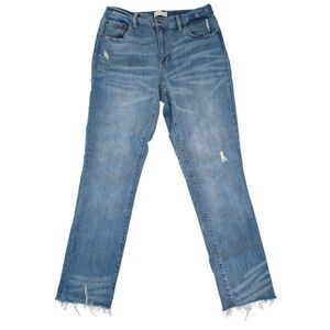 Oliver Logan Women's Size 28 Blue Crosby Relaxed Taper Slow Denim Jeans